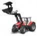 Trattore  Massey Ferguson 7600 con Benna - Bruder 003047 